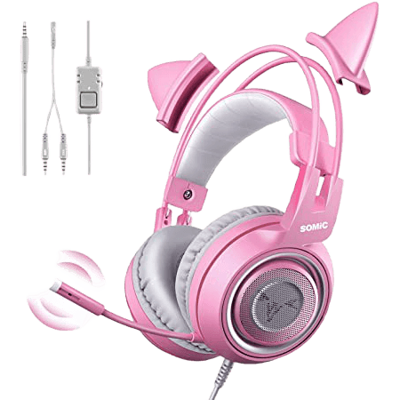 SOMIC G951S Cat Ear Stereo Gaming Headset With Mic